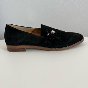 Cole Haan Black Flat Loafers 8.5 Suede